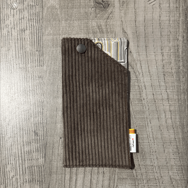 Étuis à lunettes velours taupe