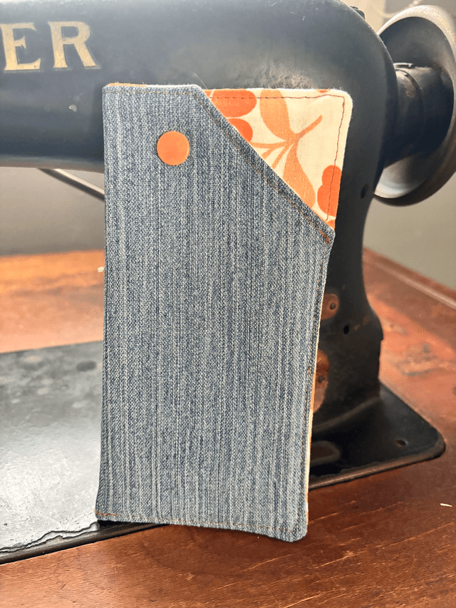 Etui à lunettes en jeans recyclé