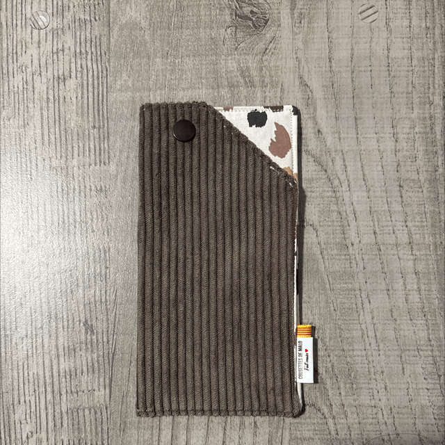Étuis à lunettes velours taupe